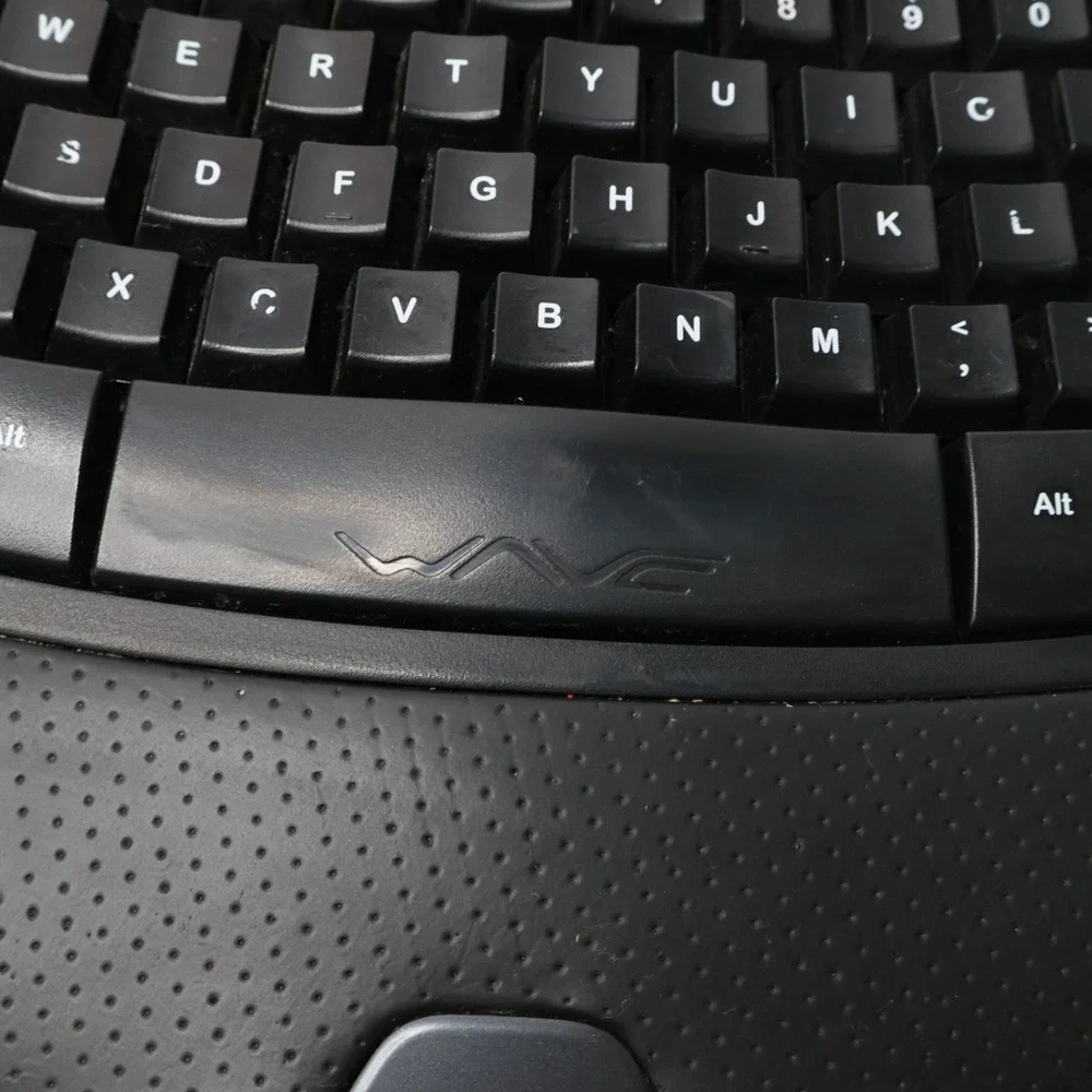 Logitech K350 Wireless Wave Ergonomic Keyboard Black Y-R0053 820-002546